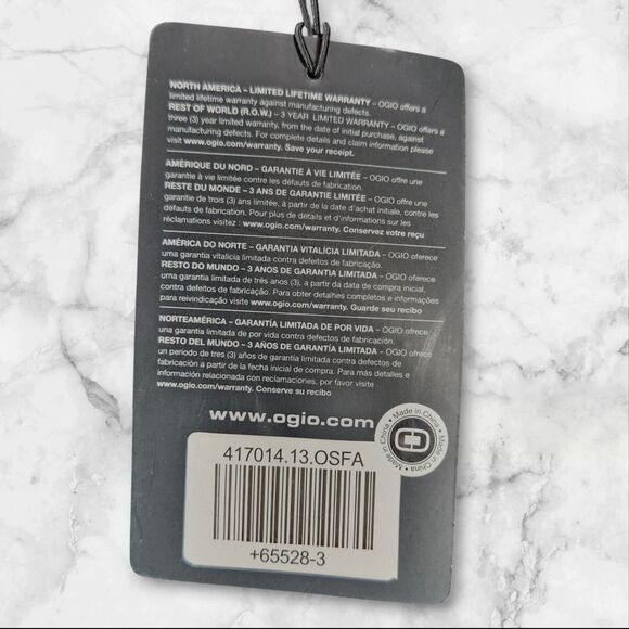 NWT OGIO Shoulder Sling Bag Black Blue AASC Arizona Student Council Logo Pockets - Picture 7 of 10